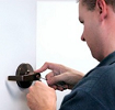 locksmith working